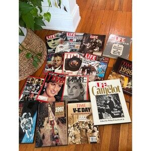 Lot of Life & Time Magazine & bookSpecial Issues History Princess Diana JFK WWII